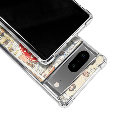 Betty Boop Comic Strip Google Pixel 7a Clear Case